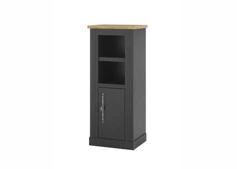 Vannitoakapp WESTMINSTER tumehall / tamm, 50x40xH119 cm