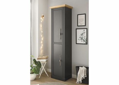 Vannitoakapp WESTMINSTER tumehall / tamm, 50x41xH203 cm