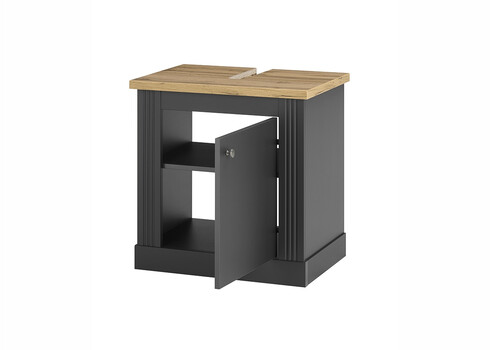 Valamukapp WESTMINSTER tumehall / tamm, 62x44xH63 cm