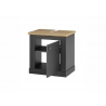 Valamukapp WESTMINSTER tumehall / tamm, 62x44xH63 cm