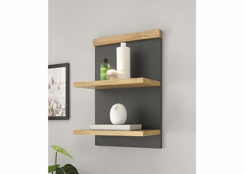 Seinariiul WESTMINSTER tumehall / tamm, 40x20xH59 cm