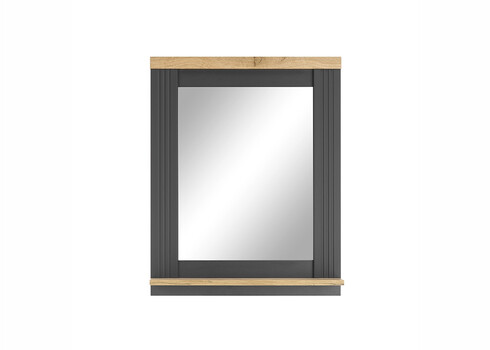 Seinapeegel WESTMINSTER tumehall / tamm, 60x15xH75 cm