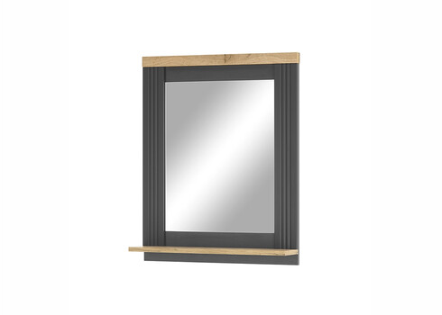 Seinapeegel WESTMINSTER tumehall / tamm, 60x15xH75 cm