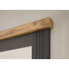 Seinapeegel WESTMINSTER tumehall / tamm, 60x15xH75 cm