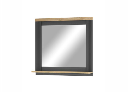 Seinapeegel WESTMINSTER tumehall / tamm, 80x15xH75 cm