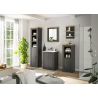 Valamukapp WESTMINSTER tumehall / tamm, 60x46xH86 cm