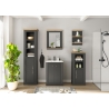 Valamukapp WESTMINSTER tumehall / tamm, 60x46xH86 cm
