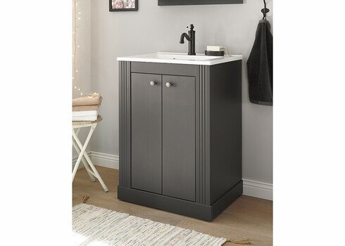 Valamukapp WESTMINSTER tumehall / tamm, 60x46xH86 cm