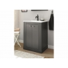 Valamukapp WESTMINSTER tumehall / tamm, 60x46xH86 cm