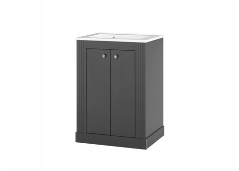 Valamukapp WESTMINSTER tumehall / tamm, 60x46xH86 cm