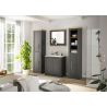 Valamukapp WESTMINSTER tumehall / tamm, 80x46xH86 cm