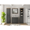 Valamukapp WESTMINSTER tumehall / tamm, 80x46xH86 cm
