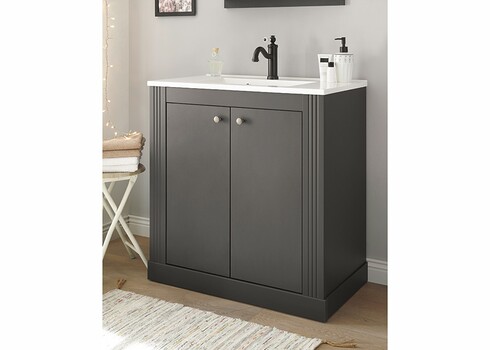 Valamukapp WESTMINSTER tumehall / tamm, 80x46xH86 cm