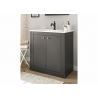 Valamukapp WESTMINSTER tumehall / tamm, 80x46xH86 cm