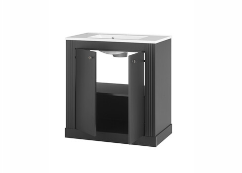 Valamukapp WESTMINSTER tumehall / tamm, 80x46xH86 cm