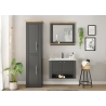 Valamukapp WESTMINSTER tumehall / tamm, 80x46xH58 cm