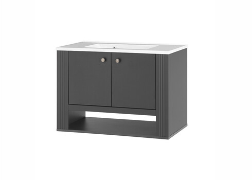 Valamukapp WESTMINSTER tumehall / tamm, 80x46xH58 cm