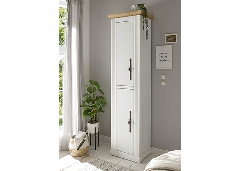 Vannitoakapp WESTMINSTER valge mänd / tamm, 50x41xH203 cm