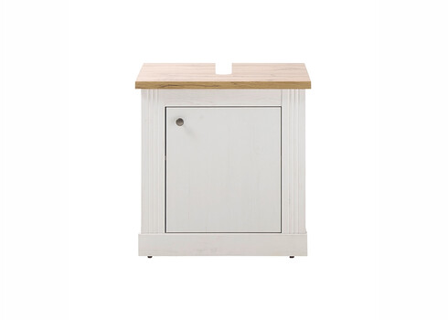 Valamukapp WESTMINSTER valge mänd / tamm, 62x44xH63 cm