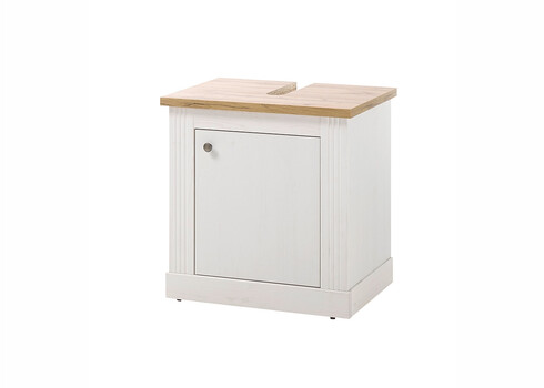 Valamukapp WESTMINSTER valge mänd / tamm, 62x44xH63 cm