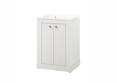 Valamukapp WESTMINSTER valge mänd / tamm, 60x46xH86 cm