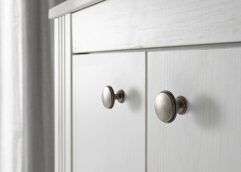 Valamukapp WESTMINSTER valge mänd / tamm, 80x46xH86 cm