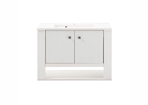 Valamukapp WESTMINSTER valge mänd / tamm, 80x46xH58 cm