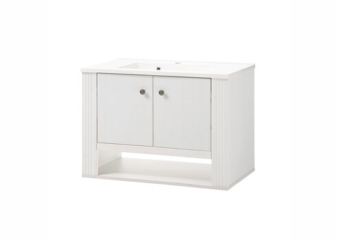 Valamukapp WESTMINSTER valge mänd / tamm, 80x46xH58 cm