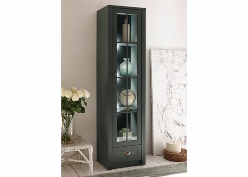 Vitriinkapp ASCOT tumeroheline, 50x43xH197 cm