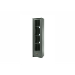Vitriinkapp ASCOT tumeroheline, 50x43xH197 cm