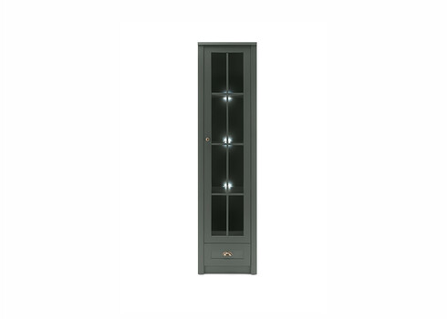 Vitriinkapp ASCOT tumeroheline, 50x43xH197 cm