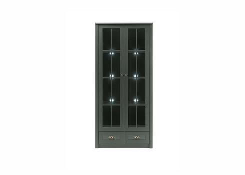 Vitriinkapp ASCOT tumeroheline, 90x43xH197 cm