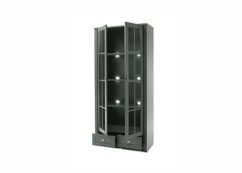 Vitriinkapp ASCOT tumeroheline, 90x43xH197 cm