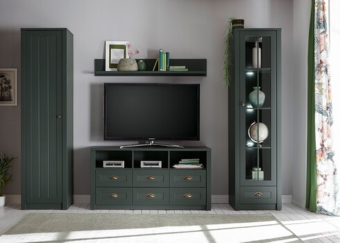 Tv-alus ASCOT tumeroheline, 130x43xH60 cm