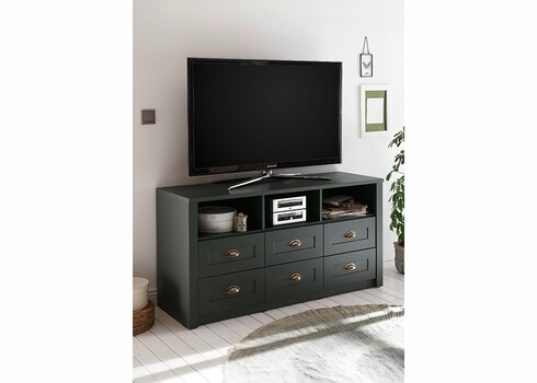 Tv-alus ASCOT tumeroheline, 130x43xH60 cm