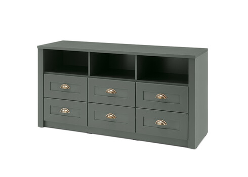 Tv-alus ASCOT tumeroheline, 130x43xH60 cm