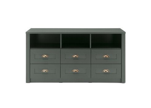 Tv-alus ASCOT tumeroheline, 130x43xH60 cm