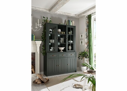 Puhvetkapp ASCOT tumeroheline, 130x43x196 cm