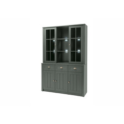 Puhvetkapp ASCOT tumeroheline, 130x43x196 cm