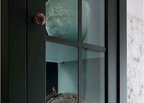 Puhvetkapp ASCOT tumeroheline, 130x43x196 cm