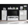 Vitriinkapp BIANCO valge läige, 100x35xH142 cm