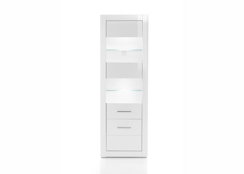 Vitriinkapp BIANCO valge läige, 66x35xH198 cm