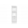 Vitriinkapp BIANCO valge läige, 66x35xH198 cm