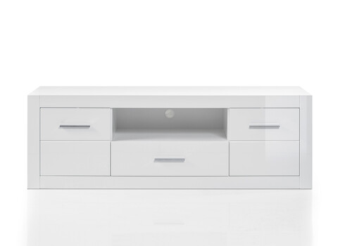 Tv-alus BIANCO valge läige, 180x45xH61 cm