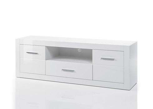 Tv-alus BIANCO valge läige, 180x45xH61 cm