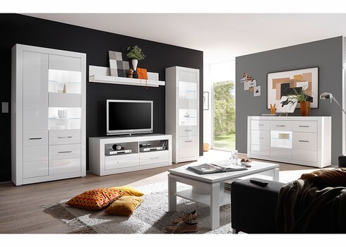 Kummut BIANCO valge läige, 164x42xH97 cm