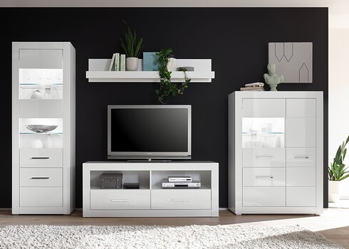 Seinariiul BIANCO valge läige, 150x23xH28 cm