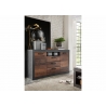 Kummut BROOKLYN pruun / hall, 55x45xH45 cm