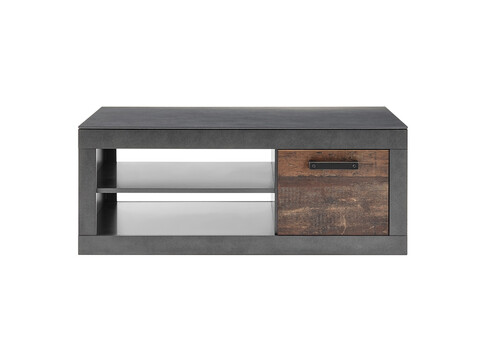 Diivanilaud BROOKLYN pruun / hall, 110x63xH43 cm