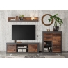 Seinariiul BROOKLYN pruun / hall, 153x18xH23 cm